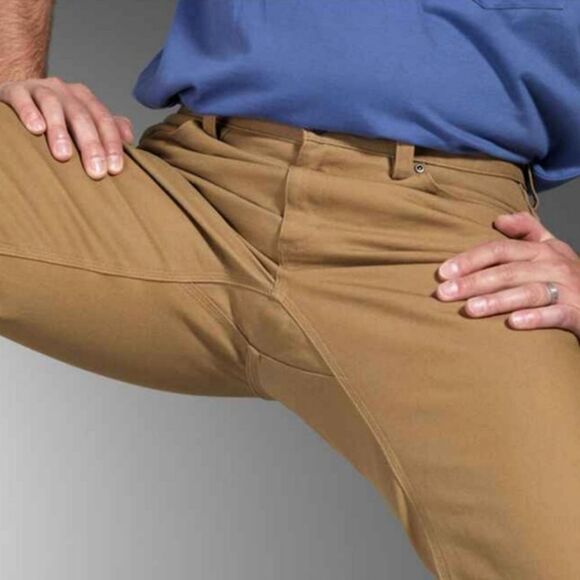 Duluth Trading Workwear Heavyweight Canvas Fire Hose Pants Desert Khaki sz 38 - Picture 3 of 12